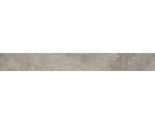 Carrelage de plinthe Quarry Tundra marron 7x60 cm Carreau en céramique avec aspect pierre