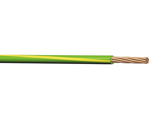 Câble en T 1x16 mm2 vert/jaune Eca (au mètre)