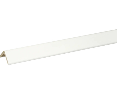 Baguette d'angle 28x28x2400 mm candela blanche Profilé d''angle en plastique