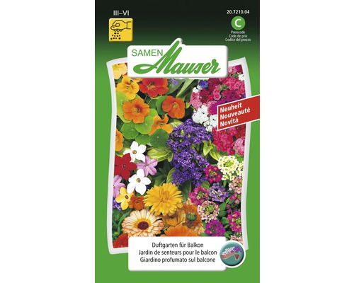 Mélange jardin odorant pour le balcon graines de fleurs Samen Mauser