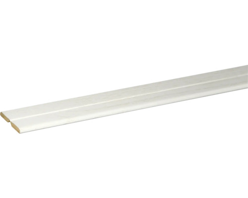 Baguette d'angle pliable en frêne blanc 22x22x2400 mm Plinthe en bois