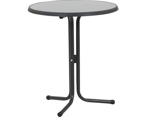 Table de balcon MFG Sevelit Ø 60 h 71 cm anthracite