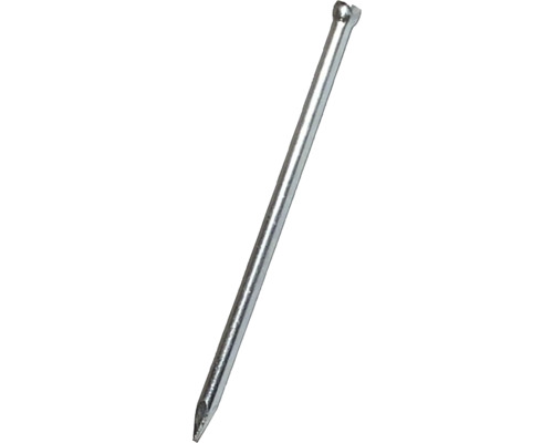 Pointes pour plinthes 1,4x25 mm galvanisées, 250 unités Un seul clou en acier nu