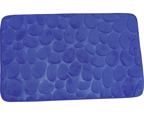 Tapis de bain Caillou bleu foncé 50x80 cm