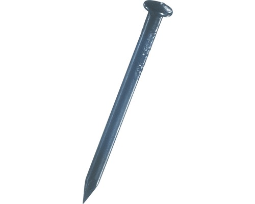 Clous en acier de 2,0 x 40 mm galvanisés et bleuis 200 unités Un seul clou en acier
