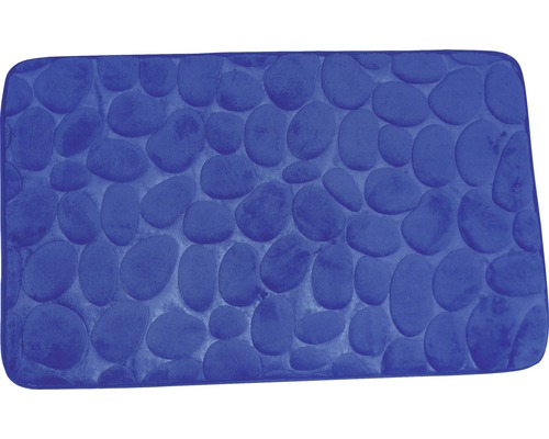 Tapis de bain Caillou bleu foncé 40x60 cm