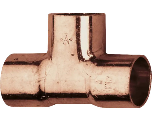 Pièce en T 12mm 10 pièces cuivre Raccord en T en cuivre pour installations sanitaires