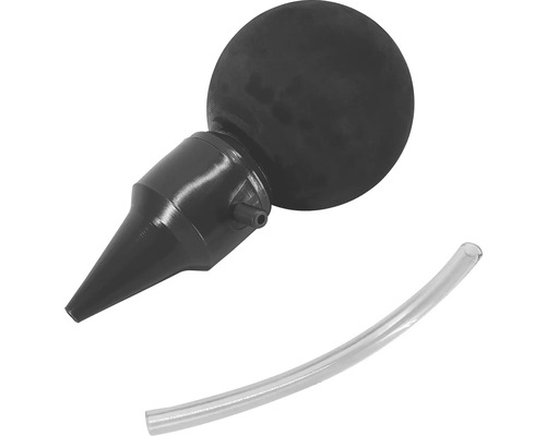 Arrosoir avec poire d''aspiration et tuyau transparent