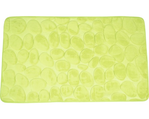 Tapis de bain Caillou vert 40x60 cm