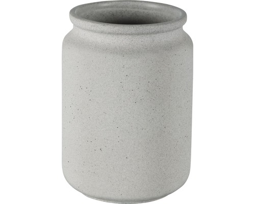 Zahnputzbecher Spirella Cement grau