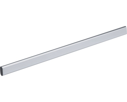 Schrankrohr oval, 15x30x900 mm, Stahl silber-grau, 1 Stück