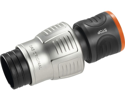 Raccord de tuyau d''arrosage avec fonction d''arrêt