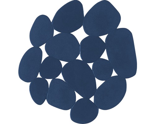 Patins antidérapants Caillou bleu foncé 4 pièces