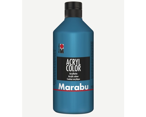 Peinture acrylique Marabu Acryl Color cyan 056 500 ml Peinture acrylique en bouteille