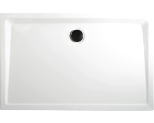 Kit complet receveur de douche SCHULTE Extra-flach 120 x 80 x 4 cm blanc alpin lisse D212812 04
