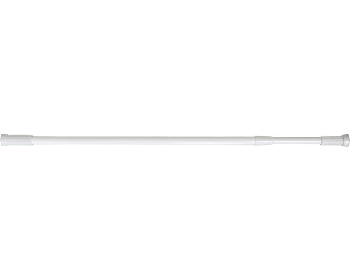Barre de douche extensible aluminium blanc 140-260 cm