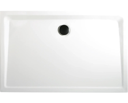 Kit complet receveur de douche SCHULTE Extra-flach 100 x 90 x 4 cm blanc alpin lisse D212910 04