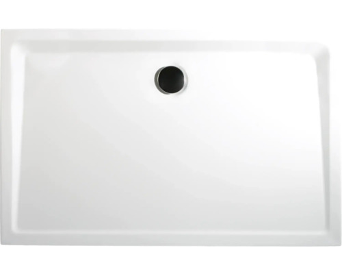 Kit complet receveur de douche SCHULTE Extra-flach 120 x 90 x 4 cm blanc alpin lisse D212912 04