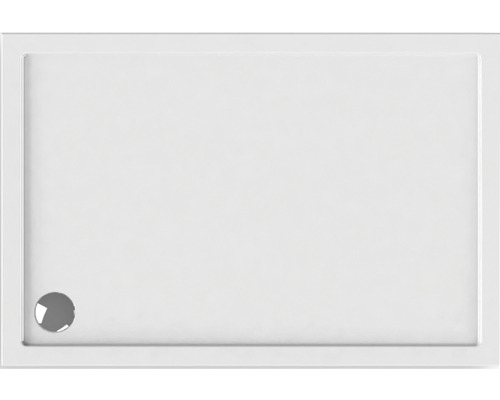 Kit complet receveur de douche SCHULTE Flach 120 x 80 x 3.5 cm blanc alpin lisse D908012 04