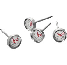 Fleischthermometer aus Edelstahl für Schwein, Rind und Huhn