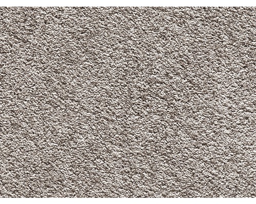 Moquette Shaggy de luxe Romantica beige foncé FB047 largeur 400 cm (au mètre)