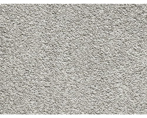 Moquette Shaggy de luxe Romantica gris argent FB093 largeur 500 cm (au mètre)