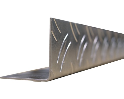 Profilé d’angle Aluminium argent 23,5 x 23,5 x 1,5 mm , 2 m