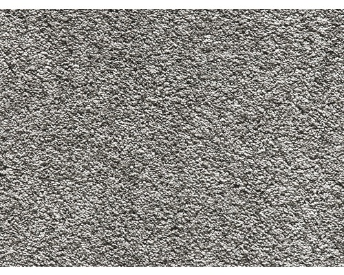 Moquette Shaggy de luxe Romantica gris FB096 largeur 400 cm (au mètre)