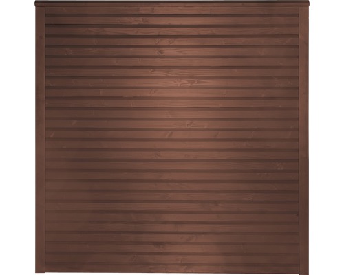Élément de clôture Konsta Diamond 180 x 180 cm marron