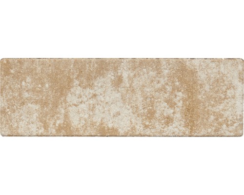 Pavé rectangulaire pavé Crescendo mélange Sahara-blanc avec microfibre 30x10x8 cm