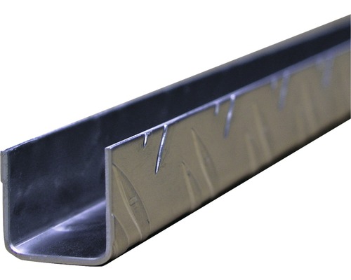 U-Profil Aluminium silber 23,5 x 23,5 2 m