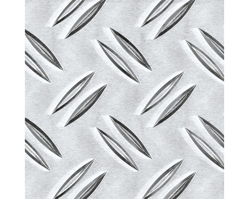 Tôle larmée Aluminium 120 x 1000 x 1,5 mm Tôle larmée en aluminium avec motif en larmes