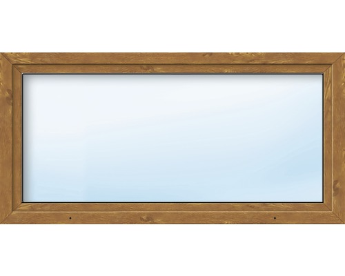 Kunststofffenster ARON Basic weiss/golden oak 1150x850 mm DIN Links