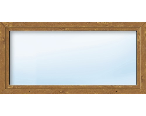 Kunststofffenster ARON Basic weiss/golden oak 1150x800 mm DIN Links