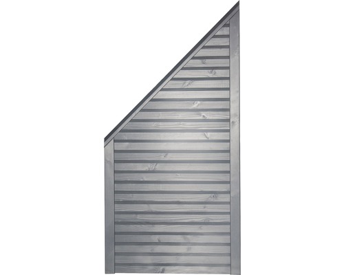 Élément de clôture Konsta Diamond 90x180/90 cm gris clair