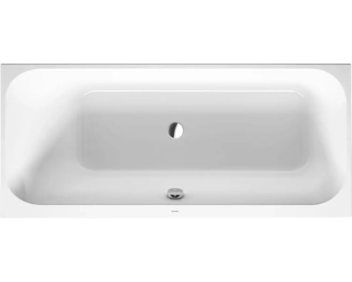 Baignoire Duravit Happy D.2 160x70 cm blanche 700308 déclivité du dos gauche