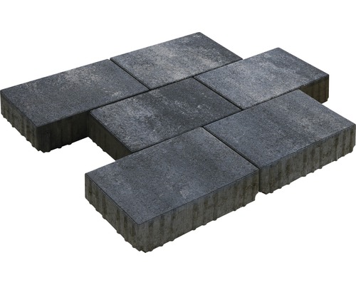 Pavé Crescendo écologique Fuga gris-anthracite-mélange 30 x 20 x 8 cm