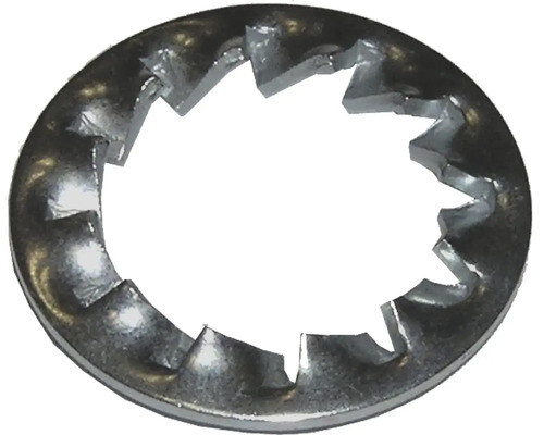 Rondelle striée IZ, DIN 6798, 6,4 mm galvanisée, 100 unités Rondelle de sécurité à denture
