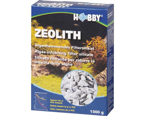 Substrat de filtration Hobby Zeolith minéral naturel granulométrie env. 5 - 8 mm 1 kg