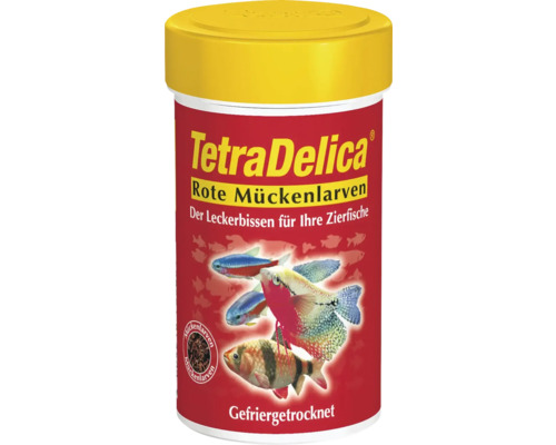 Tetra Delica larves de moustiques rouges pour poissons d''ornement