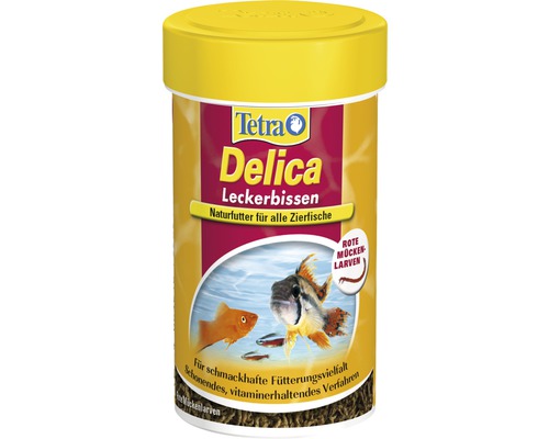 Larves de moustiques rouges Tetra Delicia 100 ml Tetra Delica Aliments pour poissons d''ornement