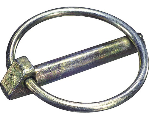 Connecteur rabattable galv. Ø 6 mm, 100 unités Boulon avec anneau de fixation