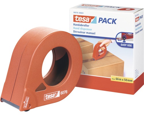 tesa® Pack-Abroller orange 50 mm