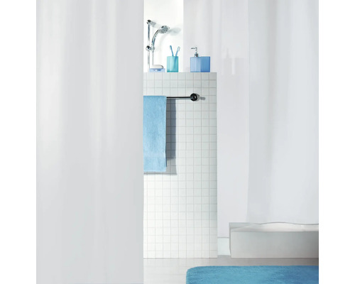 Rideau de douche Spirella Primo blanc 120x200 cm - HORNBACH