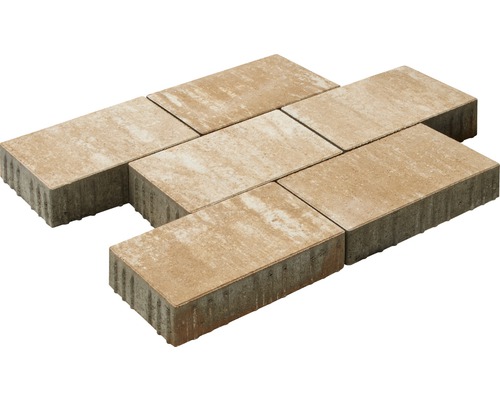 Pavés rectangulaires en béton