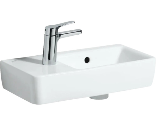 Lave-mains GEBERIT Renova Compact 50,0 cm x 25,0 cm blanc brillant 276350000-0