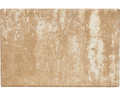 Pavé rectangulaire pavé Crescendo mélange Sahara-blanc avec microfibre 30x20x8 cm