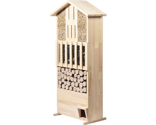 Hôtel à insectes en bois pour le jardin