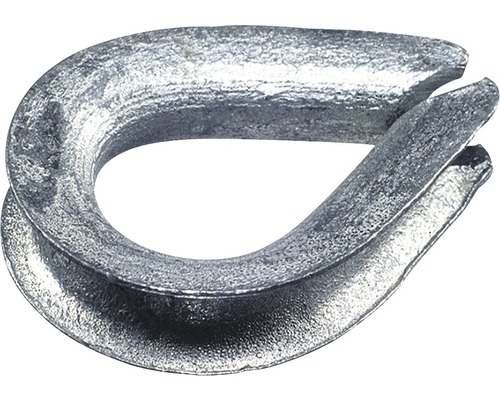 Dresselhaus Kauschen Ø 4 mm verzinkt 20 Stück Kausche aus Metall