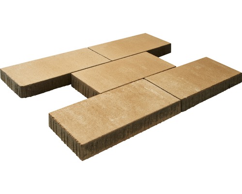 Pavés rectangulaires en béton